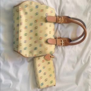 Dooney & Bourke hand bag and small pouch